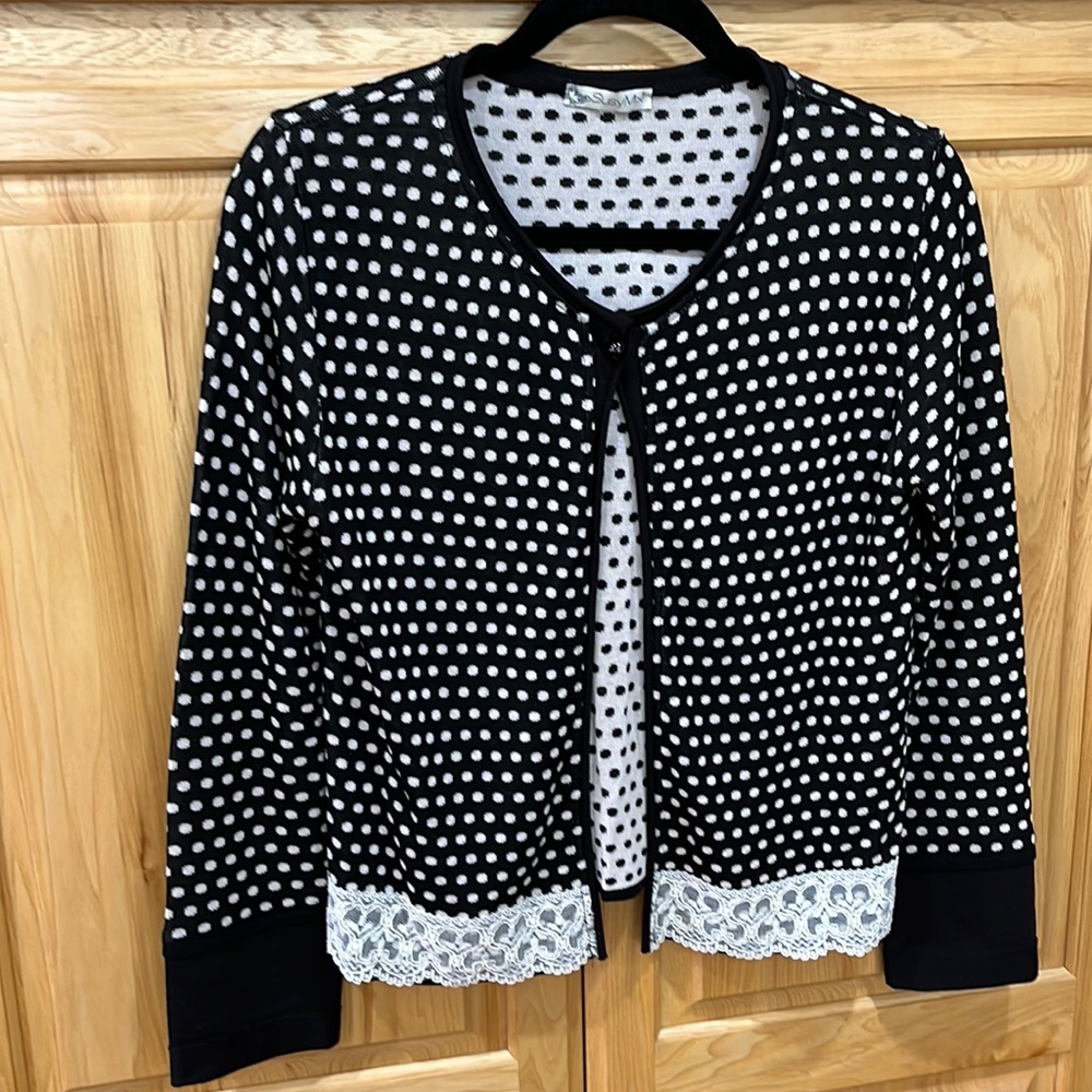 SusyMix black/beige sweater S